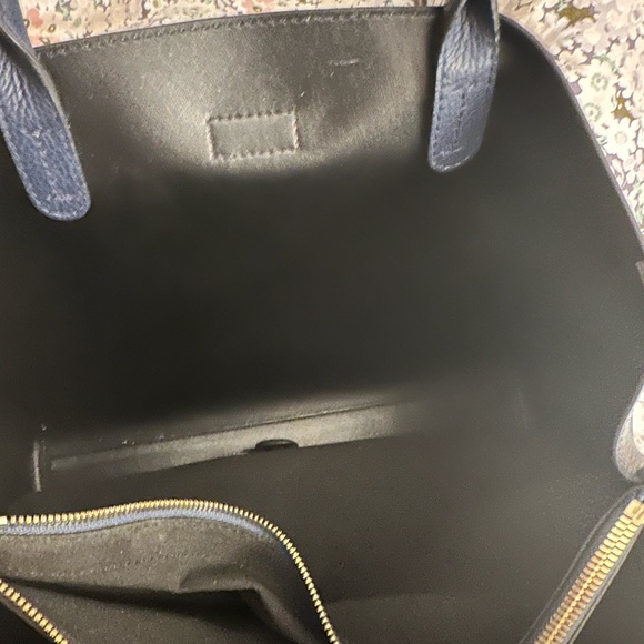 coccinelle Italian leather bag navy - Picture 5 of 6